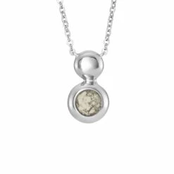 Rondure Drop Memorial Ashes Necklace -Inscripture EW P 137 SSWG TRANSPARENT Ashes Necklace Ashes Jewellery 1000x1000 1