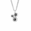 Ladies Rondure Triple Array Memorial Ashes Pendant -Inscripture EW P 138 SSWG BLACK Ashes Necklace Ashes Jewellery 1000x1000 1