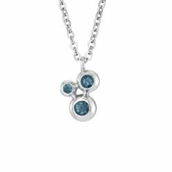 Ladies Rondure Triple Array Memorial Ashes Pendant -Inscripture EW P 138 SSWG BLUE Ashes Necklace Ashes Jewellery 1000x1000 1