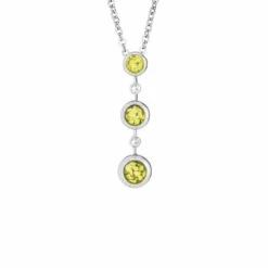 Rondure Triple Drop Memorial Ashes Necklace -Inscripture EW P 139 SSWG YELLOW Ashes Necklace Ashes Jewellery 1000x1000 1