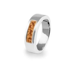 Unisex Pure Memorial Ashes Ring -Inscripture EW R 314 ORANGE Ashes Ring Ashes Jewellery 1000x1000 1