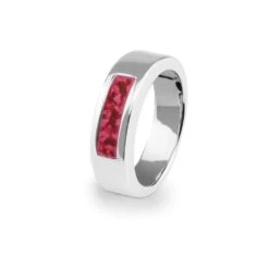 Unisex Pure Memorial Ashes Ring -Inscripture EW R 314 RED Ashes Ring Ashes Jewellery 1000x1000 1