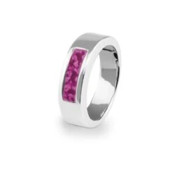 Unisex Pure Memorial Ashes Ring -Inscripture EW R 314 VIOLET Ashes Ring Ashes Jewellery 1000x1000 1