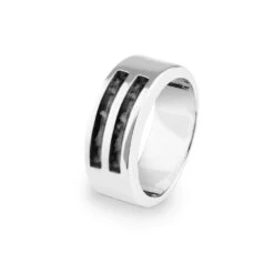 Mens Traditional Memorial Ashes Ring -Inscripture EW R 315 BLACK Ashes Ring Ashes Jewellery 1000x1000 1