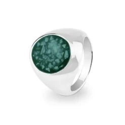 Mens Signet Memorial Ashes Ring -Inscripture EW R 316 AQUA Ashes Ring Ashes Jewellery 1 1000x1000 1