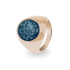 Mens Signet Memorial Ashes Ring -Inscripture EW R 316 Blue Rose Gold Ashes Ring Ashes Jewellery 1000x1000 1