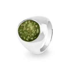 Mens Signet Memorial Ashes Ring -Inscripture EW R 316 GREEN Ashes Ring Ashes Jewellery 1 1000x1000 1