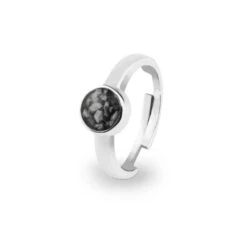 Multisize Round Memorial Ashes Ring -Inscripture EW R 321 BLACK Ashes Ring Ashes Jewellery 1 1000x1000 1