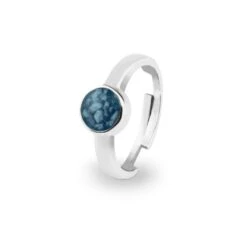 Multisize Round Memorial Ashes Ring -Inscripture EW R 321 BLUE Ashes Ring Ashes Jewellery 1000x1000 1