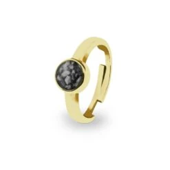 Multisize Round Memorial Ashes Ring -Inscripture EW R 321 Black Gold Ashes Ring Ashes Jewellery 1000x1000 1