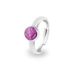 Multisize Round Memorial Ashes Ring -Inscripture EW R 321 PINK Ashes Ring Ashes Jewellery 1000x1000 1