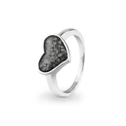 Oversized Heart Memorial Ashes Ring -Inscripture EW R 327 Black Ashes Ring Ashes Jewellery 1000x1000 1
