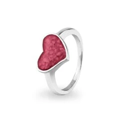 Oversized Heart Memorial Ashes Ring -Inscripture EW R 327 Red Ashes Ring Ashes Jewellery 1000x1000 1