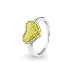 Oversized Heart Memorial Ashes Ring -Inscripture EW R 327 Yellow Ashes Ring Ashes Jewellery 1000x1000 1