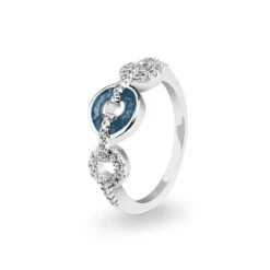 Tranquility Memorial Ashes Ring -Inscripture EW R 330 Blue Ashes Ring Ashes Jewellery 1000x1000 1