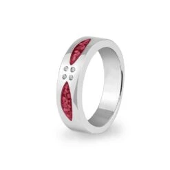Unisex Four Together Memorial Ashes Ring 22 Unisex Four Together Memorial Ashes Ring -Inscripture EW R 336 Red Ashes Ring Ashes Jewellery 1000x1000 1