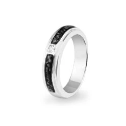 Unisex Remembrance Memorial Ashes Ring