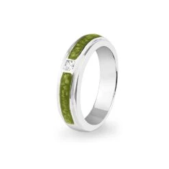 Unisex Remembrance Memorial Ashes Ring -Inscripture EW R 337 Green Ashes Ring Ashes Jewellery 1000x1000 1