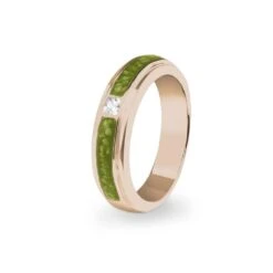 Unisex Remembrance Memorial Ashes Ring -Inscripture EW R 337 Green Rose Gold Ashes Ring Ashes Jewellery 1000x1000 1