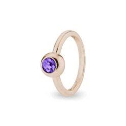 Rondure Memorial Ashes Ring -Inscripture EW R 356 RG PURPLE Rose Gold Ashes Ring Ashes Jewellery 1000x1000 1