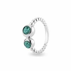 Rondure Double Array Bubble Band Memorial Ashes Ring -Inscripture EW R 361 SSWG AQUA Ashes Ring Ashes Jewellery 1000x1000 1