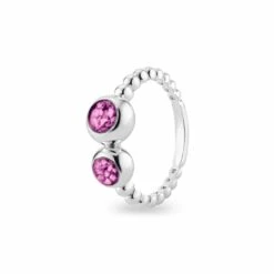 Rondure Double Array Bubble Band Memorial Ashes Ring -Inscripture EW R 361 SSWG PINK Ashes Ring Ashes Jewellery 1000x1000 1
