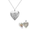 Footsteps Heart Shaped Sterling Silver Memorial Ashes Locket 1 Footsteps Heart Shaped Sterling Silver Memorial Ashes Locket -Inscripture Footsteps Heart Shaped Ashes Locket Ashes Jewellery 1000x1000 1