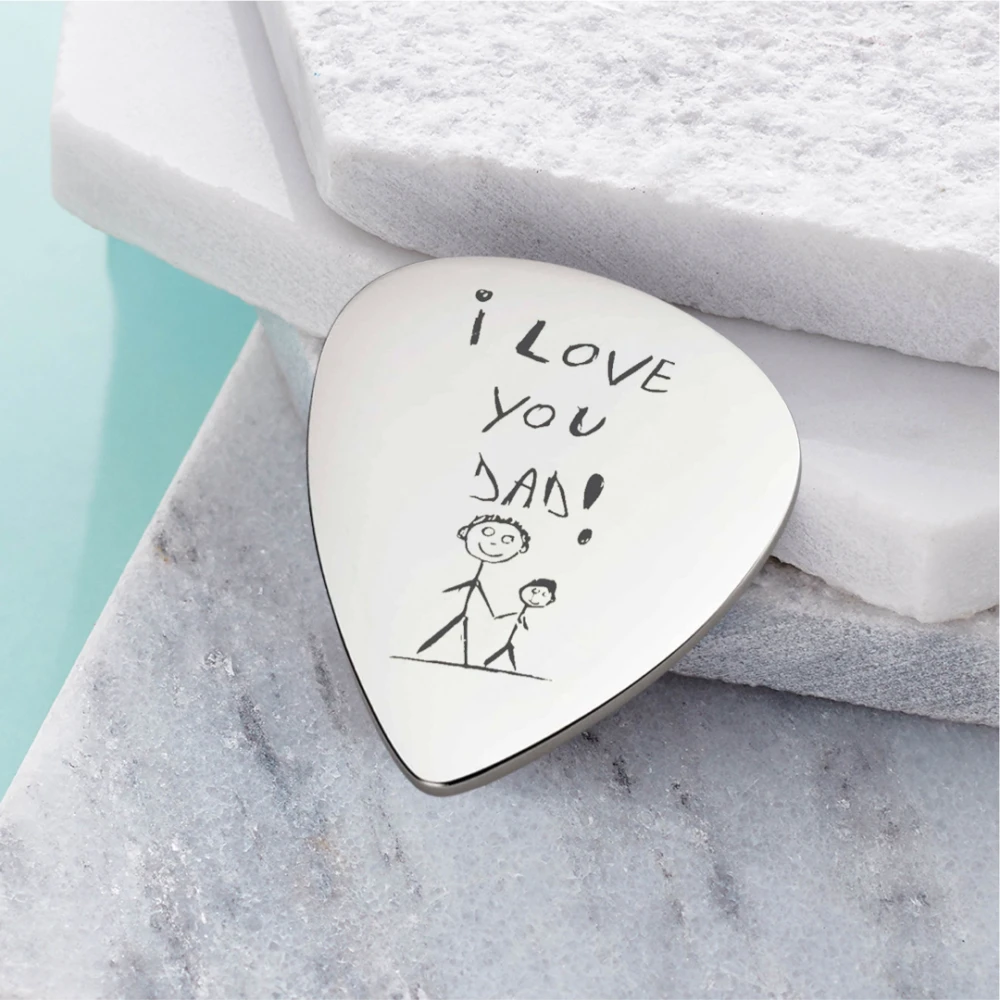 Handwriting Guitar Pick 4 Handwriting Guitar Pick - Image 2