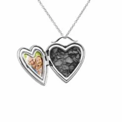 Shining Star Heart Shaped Sterling Silver Memorial Ashes Locket -Inscripture HeartPendant Bar Black Ashes Locket Ashes Jewellery 5 1000x1000 1