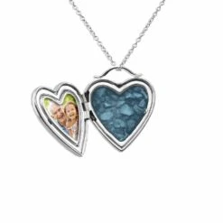 Always On My Mind Heart Shaped Sterling Silver Memorial Ashes Locket -Inscripture HeartPendant Bar Blue Ashes Locket Ashes Jewellery 1000x1000 1