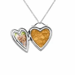 Always On My Mind Heart Shaped Sterling Silver Memorial Ashes Locket -Inscripture HeartPendant Bar Orange Ashes Locket Ashes Jewellery 1000x1000 1