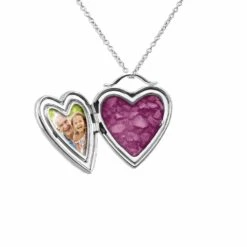 Shining Star Heart Shaped Sterling Silver Memorial Ashes Locket -Inscripture HeartPendant Bar Violet Ashes Locket Ashes Jewellery 5 1000x1000 1