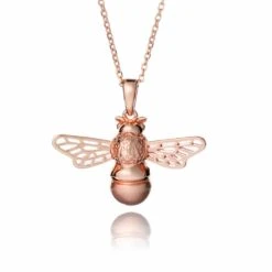 Rose Gold Bee Necklace
