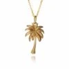 Gold Palm Tree Necklace -Inscripture Inscripture 18 1000x1000 1