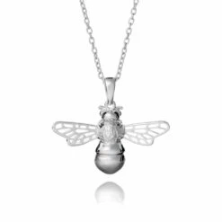 Sterling Silver Bee Necklace