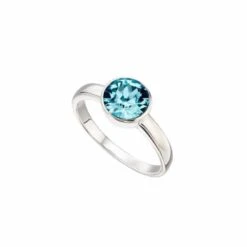 Sterling Silver Birthstone Ring