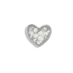 Large Heart Memorial Ashes Element For Glass Locket -Inscripture Large Heart 2000x2000px white Ashes Element Ashes Locket Ashes Jewellery