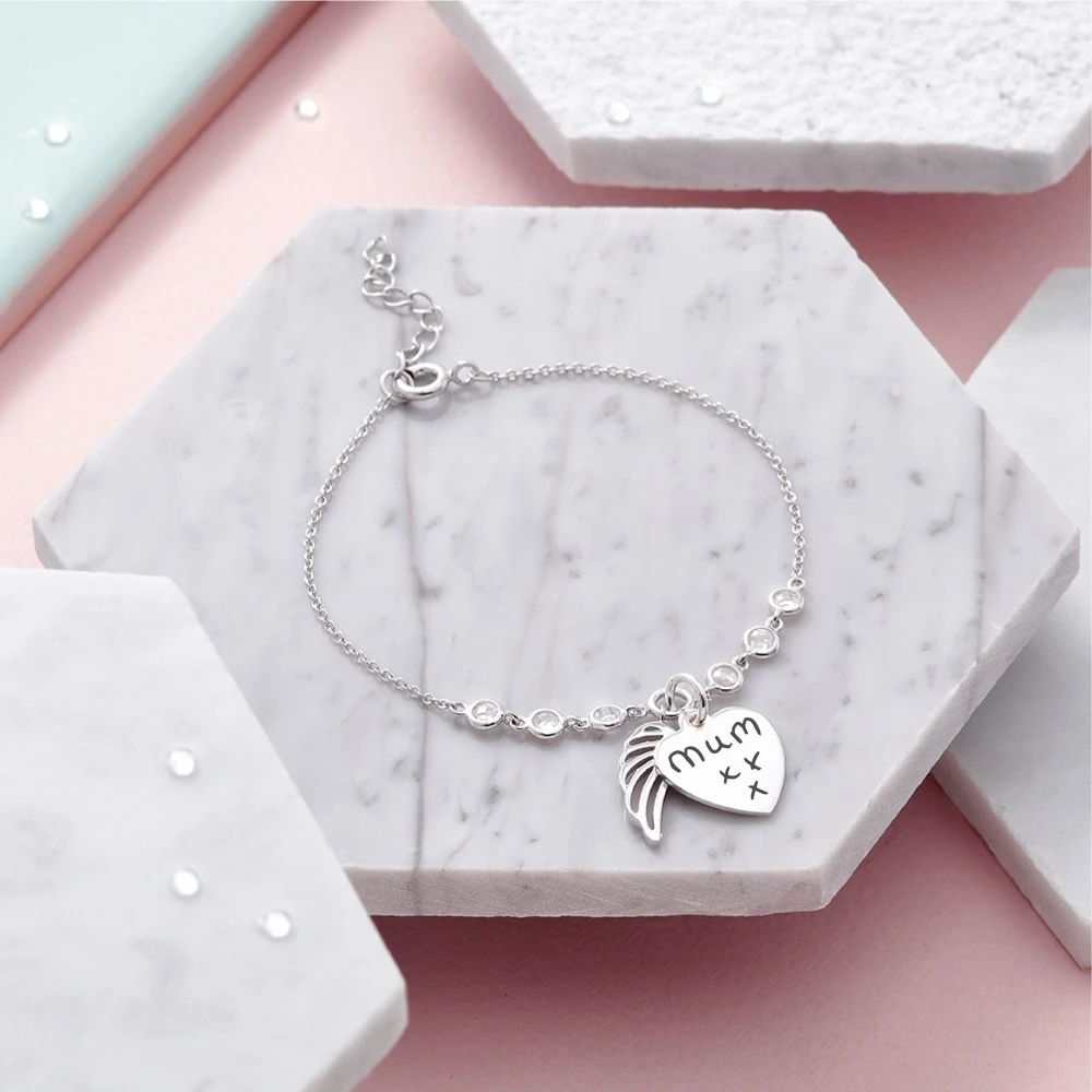 Angel Wing Handwriting Bracelet 5 Angel Wing Handwriting Bracelet - Image 3