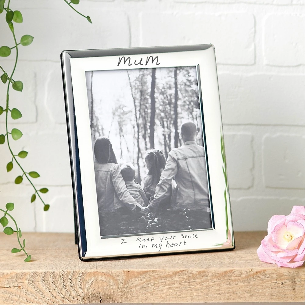 Silver Handwriting Photo Frame 3 Silver Handwriting Photo Frame
