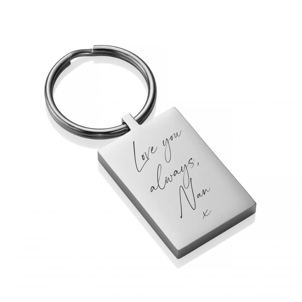 Actual Handwriting Keyring 3 Actual Handwriting Keyring