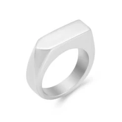 Silver Personalised Ashes Ring