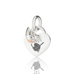 Robin Handprint Or Footprint Charm