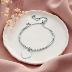 Silver Bead Handwriting Bracelet -Inscripture Silver Bead Bracelet 1000x1000 1