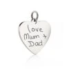 Silver Handwriting Heart Charm -Inscripture Silver Heart Handwriting Charm Memorial Jewellery 2 1000x1000 1