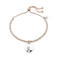 Silver & Rose Gold Photo Bracelet