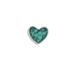 Small Heart Memorial Ashes Element For Glass Locket -Inscripture Small Heart 2000x2000px Aqua Ashes Element Ashes Locket Ashes Jewellery