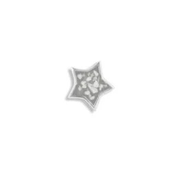 Small Star Memorial Ashes Element For Glass Locket