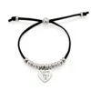 Suede Silver Bead Handwriting Bracelet -Inscripture Suede Silver Bead Bracelet 71936 1000x1000 1