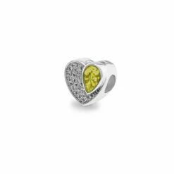 Beloved Memorial Ashes Charm Bead -Inscripture ew cb 404 sswg yellow Ashes Bead Ashes Jewellery 1000x1000 1