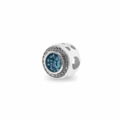Circle Memorial Ashes Charm Bead -Inscripture ew cb 405 sswg blue 8b9658cf c532 46ac 8388 a21c70436c3b 1000x1000 1